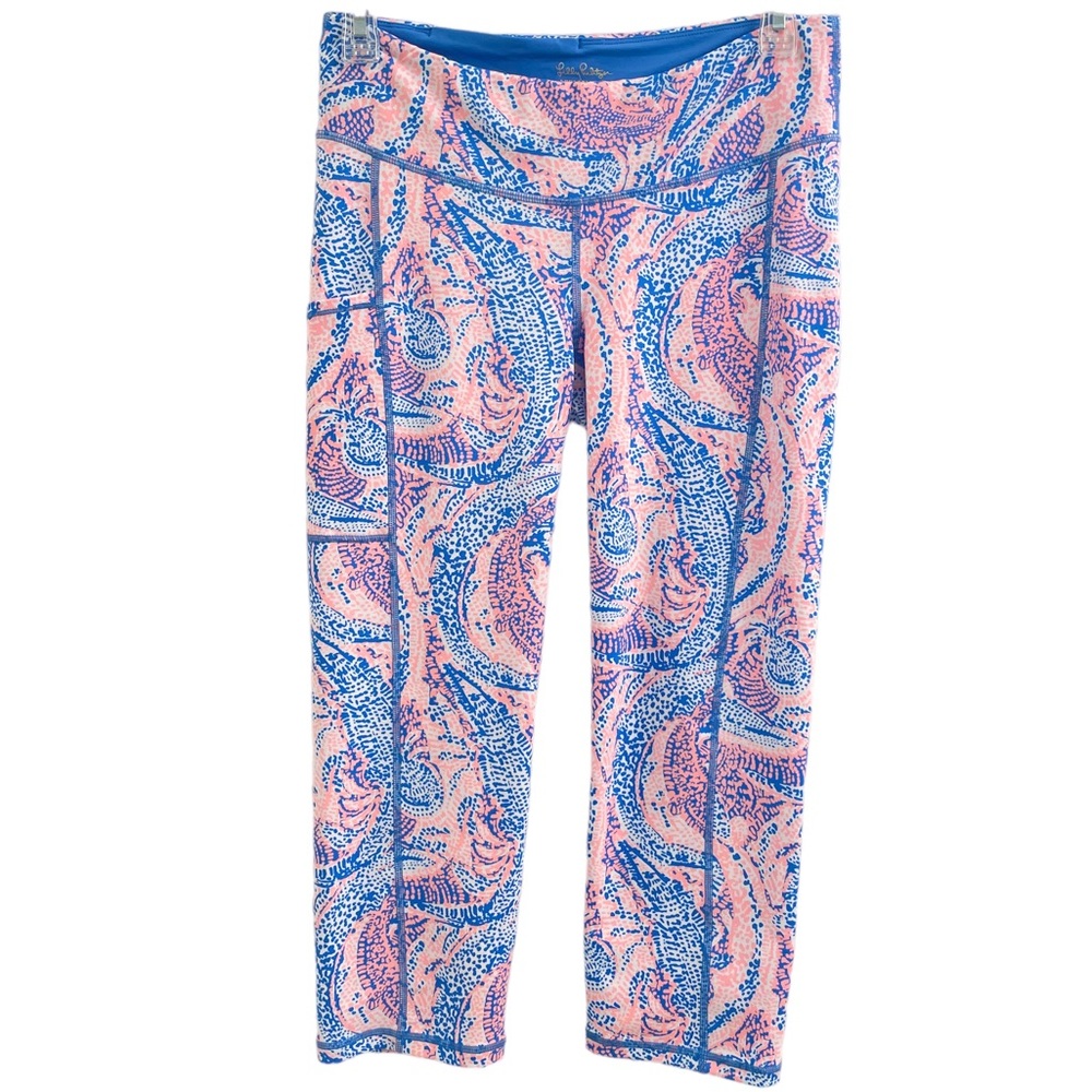 Lilly Pulitzer EUC Luxletic Cropped Leggings